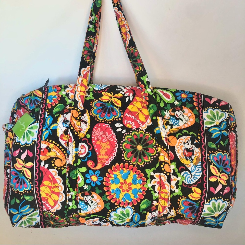 Disney Vera Bradley Mickey Minnie Duffel Bag